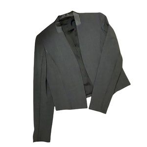 Elie Tahari Leather Trim Suit Jacket (Size 6)